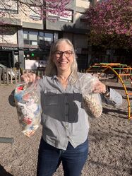 Cleanup at Plaça Dolors Condom